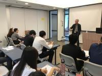 Prof Peter LAI Hing-Ling, Honorary Professor of the Department of Politics and Public Administration at The University of Hong Kong, introduced the key points of the mock interviews.